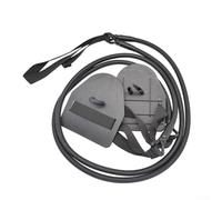 Hand Webbed Pull Rope with Elastic Resistance Band Designed for Indoor Swimming Drills and Muscle Training (Black)