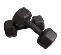 Hand Weights 1 Pair Dumbbell Ladies Fitness Home Yoga Weight Loss Exercise Hexagonal Dumbbell Home Fitness Equipment Dumbbells Fitness, Workouts(Black,6kg (3kg*2))
