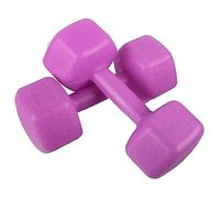 Hand Weights 1 Pair Dumbbell Ladies Fitness Home Yoga Weight Loss Exercise Hexagonal Dumbbell Home Fitness Equipment Dumbbells Fitness, Workouts(Pink,10kg(5kg*2))