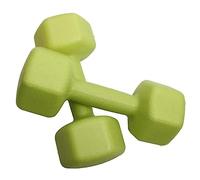 Hand Weights 1 Pair Dumbbell Ladies Fitness Home Yoga Weight Loss Exercise Hexagonal Dumbbell Home Fitness Equipment Dumbbells Fitness, Workouts(Grün,4kg (2kg*2))