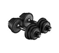 Hand Weights 2pcs PU Steel Dumbbell Adjustable Weight Dumbbell Barbell Weight Loss Dumbbells Exercise Arm Muscle Fitness, Workouts(Black,20kg(10kg*2))
