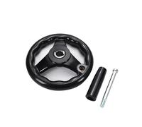 Hand Wheel 1pc Lathe Milling Handwheel D125/200/100/160mm 3 Spoke Hand Wheel with Revolving Handle for Machine Lathes Grinders(18x200mm)