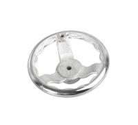 Hand Wheel 1Pcs 3/4/5/6/6.5/7/8 Inch 3 Spoke Handwheel Round Iron Hand Wheel for Lathe Milling Grinder Machine 70/100/120/148/159/190mm(6 in (OD 146mm))