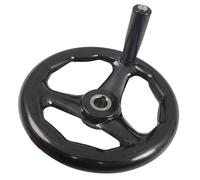 Hand Wheel 3 Spoke Hand Wheel Round Black Lathe Milling Machine