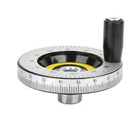 Hand Wheel, Durable Bakelite Hand Wheel with Scale, Solid Milling Handle Hand Wheel, Grinders Machinery Parts Handwheel Machinery Accessaries (80 mm)