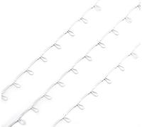 HAND® White Button Looping for Garments, Accessories, Soft Furnishings 1.4cmW - 1 Metre Length