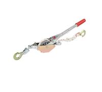 Hand Winch 0.75 Ton Rope Puller Come Along Winch with 2 Hook Heavy Duty Ratchet Tool for Moving Boats