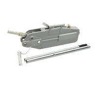 Hand winch Grey Aluminium Steel 660x230x150mm 3200kg Telescopic Handle Compact