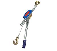 Hand Winch, Heavy Duty Power Puller with Cable and Hook, Anti-Reversal Design, Traction: 1t/2t/4t, Ideal for Construction and Highway Bridge
