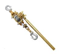 Hand Winch Puller, Power Puller Dual Wire wit Hooks, Ratchet Design for Construction & Highway, Traction CapacityAnti-Reversal