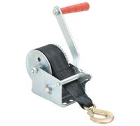 Hand Winch with Strap 360 kg Business Hoist Lift Manual Puller vidaXL