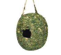 Hand Woven Bird House, Woven Bird Nest, Bird Nest Grass Wicker, Nesting Box Robin Hanging for Bird Lovers, Provide Cold Weather Protection for Your Outdoor Home (Colour 3)