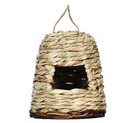 Hand Woven Bird Straw House Grass Bird For Outdoors Hanging Natural Hummingbird Houses For Nesting Roosting Hummingbird Houses Nesting Outdoors Hanging