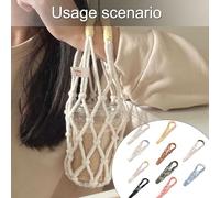 Hand-Woven Bottle Sleeve Elegant Macrames Beverage Holder with Adjustable Straps Perfect for Hot and Cold Drink Recyclable Coffee Cup Shipper