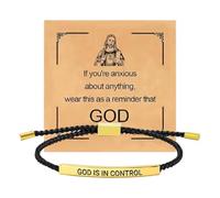 Hand-woven Bracelets Christian Faith Wrist Charm Jewelry Finding Accessory