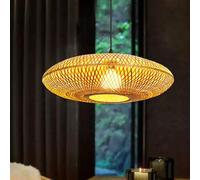Hand Woven Branch Shaped Pendant Light E27 Pendant Light, Living Room, Bedroom, Dining Room, Coffee Bar, Farm Pendant Light 52Cm,