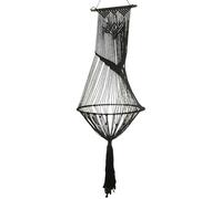 Hand Woven Cat Swing - Elegant Bohemian Animal Hanging Bed with Soft Cotton Ropes, Versatile Decorative Hammock for Cats, Cosy Rest Place for Living Room
