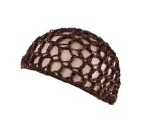 Hand Woven Crochet Hair Net Hollow Hat for Women Soft Net Knit Hat Casual Headwear Wig Accessories Wig Cap, Free Size