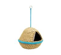 Hand Woven Hangable Nesting | Harmless and Pleasant Hummingbird House - Bird House,for Conure Cockatiel Lovebird Canary Macaw African Grey Finch Garden
