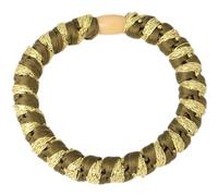 Hand Woven Headband Leather Band Sweet High Elastic Hair Binding Large Intestine Hair Loop Fried Dough Twists Braid Hair Rope