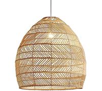 Hand-Woven Lantern Pendant Lamp Simplicity Chandelier Suitable Natural Rattan Ceiling Hanging Light For Japanese Style Decoration Wall Light Angel Wall Lamp For Bedroom Living Room Hotel Made in China