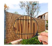 Hand-Woven Natural Fence Roll, Garden Panels for Outdoor Spaces, Bamboo Shades for Patios & Balconies, Protective Fencing for Landscaping