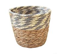 Hand-Woven Plant Basket 15cm Boho Decor(S)