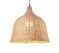 Hand Woven Rattan Pendant Light For Designer Creative Chandelier Lighting Modern Weave Wicker Hanging Lamp Hanging Farmhouse Lighting With Adjustable Cord Dining Room Bedroom Tea Room Living