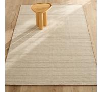 Hand-Woven Rug, 81% Wool, Kinah Natural/Caramel