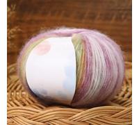 Hand-Woven Shawl Yarn with Gradient Colour-Blocked Sections,N07,9pcs