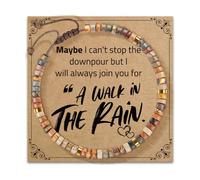 Hand-woven stone with adjustable size and blessing card for portable party or special occasion wear