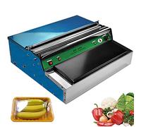Hand Wrapping Machine Film Wrapper, Fresh Food Packer with Adjustable Temperature 60-150°C, Film Cutter for 45cm & Below