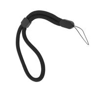 Hand Wrist Strap Lanyard Adjustable Polyester Universal Camera Strap for Keychain USB Flash Drive (Black)