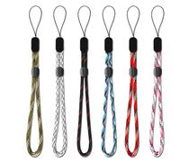 Hand Wrist Straps Lanyard,6 Pack Phone Anti-Theft Camera Straps Colorful Adjustable Nylon Bracelet Straps for GoPro keys Phone USB Flash Drive Wallet and ID Name Tag Badge