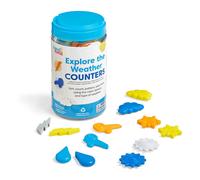 hand2mind Explore The Weather Counters, Meteorology for Kids, Weather Math