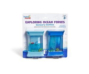 hand2mind Exploring Ocean Forces Sensory Bottles, Quiet Fidget Toys for Kids