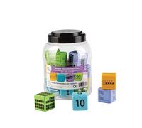 hand2mind Math Activity Dice Set, Foam Math Dice for Kids Ages 5-8, 6 Sided Die