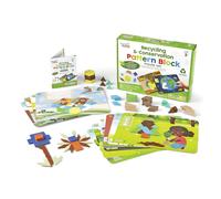 Learning Resources Recycling and Conservation Pattern Block Puzzle Set, Shape Puzzle, Tangrams for Kids Ages 4-8, Pattern Blocks Cards, Pattern Play, Shapes For Toddlers, Ages 3+