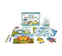 Learning Resources Seasons and Weather Pattern Block Puzzle Set, Shape Puzzle, Tangrams for Kids Ages 4-8, Pattern Blocks Cards, Pattern Play, Preschool Activities, Ages 3+