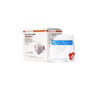 Handanhy HY8232 (x10) NR D Premium Disposable Respirator - FFP3 Face Masks with Exhalation Valve - CE Marked Certified & Tested by BSI, Individually Wrapped (Pack of 10)