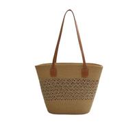 Handbag Bag Summer Literary Style One-shoulder Woven Bag Seaside Leisure Style Beach Bag Bags (K S)