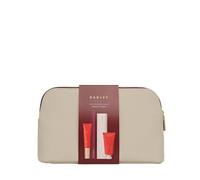 Handbag Beauty Essentials Set - Quilted Pouch with Hand Cream, Lip Balm & Nail File - Travel-Friendly Cosmetic Bag for On-The-Go Skincare & Lip Care