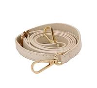 Handbag Chain 120cm Adjustable Belt Shoulder Strap Replacement Women Crossbody 1.2cm Thin Bag PU Leather DIY(C-Beige,Gold)