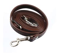 Handbag Chain 120cm Long PU Leather Shoulder Bag Strap Handles DIY Replacement Purse Handle for Handbag Belts Accessories(Dark Coffee,Gold)