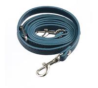 Handbag Chain 120cm Long PU Leather Shoulder Bag Strap Handles DIY Replacement Purse Handle for Handbag Belts Accessories(M,Silver)