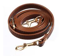 Handbag Chain 120cm Long PU Leather Shoulder Bag Strap Handles DIY Replacement Purse Handle for Handbag Belts Accessories(Light Coffee,Gold)