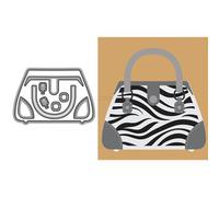 Handbag Die-Cuts for Card Making, Carbon Steel Metal Cutting Dies by Die-Cuts, for Paper Scrapbooking, DIY Stencils for Album Party Wedding Festivals Decoration