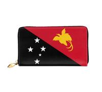 Handbag Flag of Papua Guinea Coin Bag RFID Blocking Women Card Case with Zipper Pocket Women's Wallets for Women, Daughter, Kids