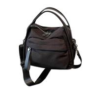 Handbag for Women - Large Tote Bag with Zipper, Elegant Shoulder Bag with Soft Carry Handle, Spacious Shoulder Carry Bag, Stylish Daily Coming to Work | Girls, black, Siehe Beschreibung