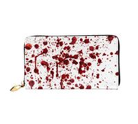Handbag Horror Splashes of Blood Grunge Women's Wallets Retro Style Coin Purse Artistic Leather Wallet for Girls, Friend, Daughter